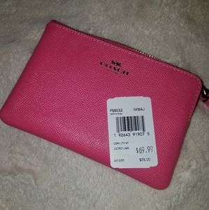 NWT Authentic Coach Wristlet/Wallet